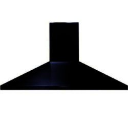 Belling UH100B Chimney Cooker Hood - Black